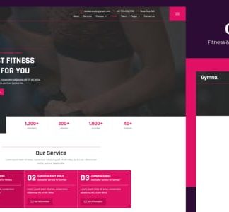 Gymna - Fitness & Gym Elementor Template Kit