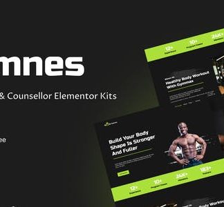 Gymnes - Fiteness & Gym Elementor Template Kit