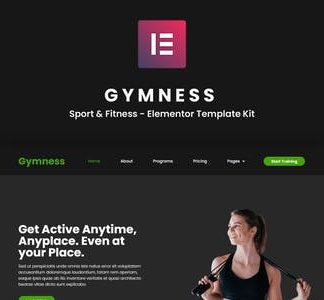 Gymness - Sport & Fitness Elementor Template Kit