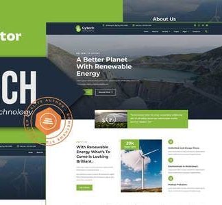 Gytech - Green Energy & Technology Elementor Pro Template Kit