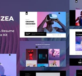 Haizea - Creative Portfolio & Resume Elementor Template Kit