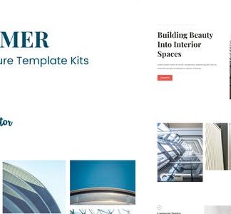 Hammer - Minimal Architecture Elementor Template Kit