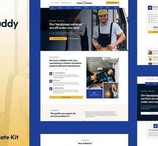 Handy Buddy - Handyman Services Elementor Pro Template Kit