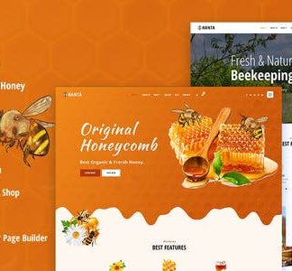 Hanta - Beekeeping & Honey  Elementor Template Kit