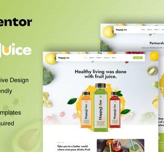 HappyJuice - Juice & Fresh Drink Elementor Pro Template Kit