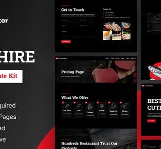 Harahire - Seafood Elementor Pro Template Kit