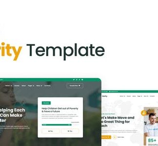 Harity – Fundraising Charity Elementor Template Kit