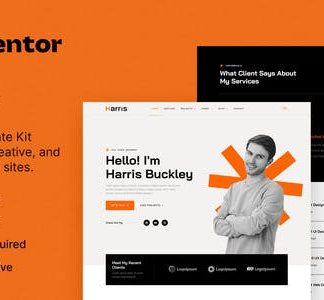 Harris – Creative & Personal Portfolio Elementor Template Kit