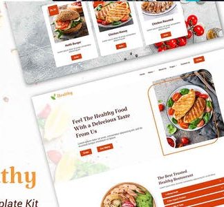 Healthy - Restaurant  Elementor Template Kit