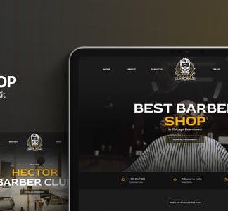 Hector - Barbershop Elementor Template Kit