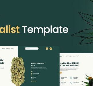 Herbalist – Medical Marijuana Store Elementor Template Kit
