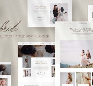 Hibride – Bridal Photography & Wedding Planner Elementor Template Kit
