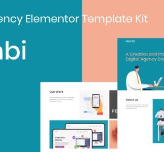 Hombi - Digital Agency Elementor Template Kit