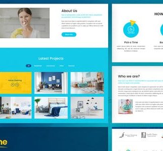 HomeShine - Cleaning & Laundry  Elementor Template Kit