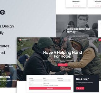 Hoope - Charity & Donation Elementor Template Kit