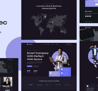 Hostdec - Website Hosting Services Elementor Template Kit
