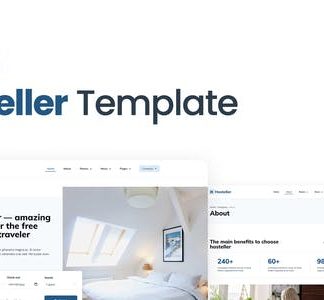 Hosteller – Hostel Booking Elementor Template Kit