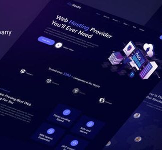 Hostic – Web Hosting Company Elementor Template Kit