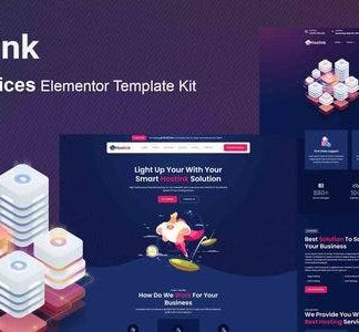 Hostink - Hosting Services Elementor Template Kit