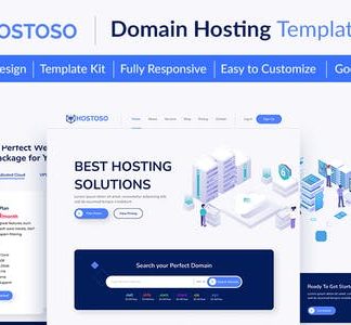 HOSTOSO - Hosting & Webhosting Service Template Kit