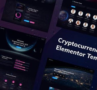Hoverex | Cryptocurrency & ICO Elementor Template Kit