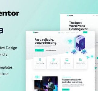 Hozta - Web Hosting Service Elementor Template Kit