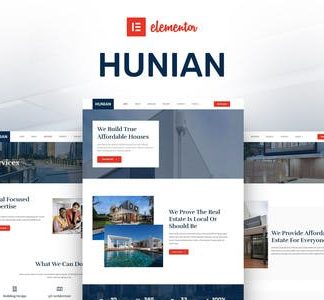 Hunian - Real Estate Elementor Template Kit