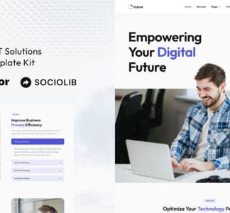 Hybrid - Technology & IT Solutions Elementor Template Kit