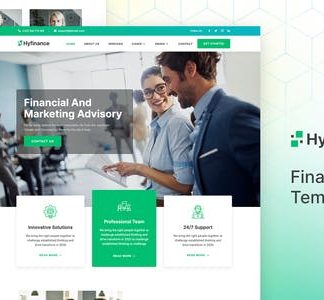 Hyfinance - Financial Advisor Elementor Template Kit