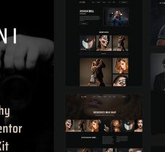 Iconi - Photography & Portfolio Elementor Template Kit