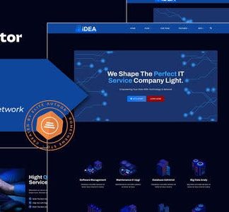 iDea - Technology & IT Network Service  Elementor Template Kit