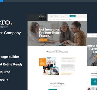 Idvero - Insurance Company Elementor Template Kit