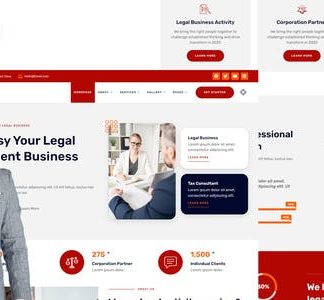 Ijin - Legal Business & Tax Consultant Services Elementor Template Kit