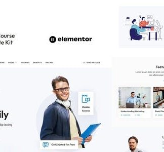 iLearn - Online Education Course Elementor Template Kit
