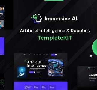 ImmersiveAI - Robotics Elementor Template Kit