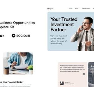 Impact - Investment & Business Opportunities Elementor Template Kit