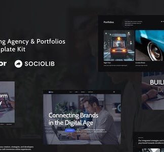 Impress - Digital Marketing Agency & Portfolios Elementor Template Kit