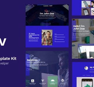 Indev - Portfolio Elementor Template Kit For Developer