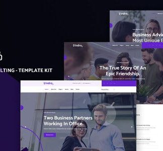 Indro - Business Consulting Elementor Template Kit