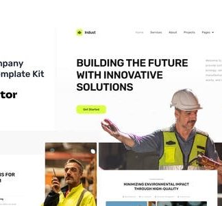 Indust - Industry & Factory Elementor Template Kit
