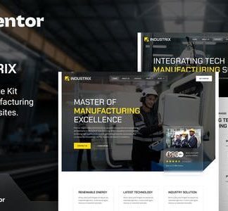 Industrix – Manufacturing & Industrial Elementor Template Kit