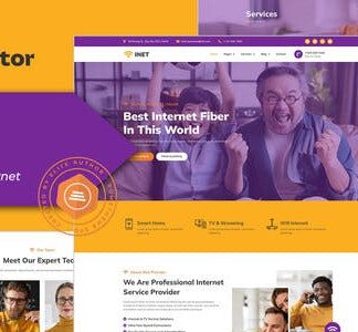 Inet - Broadband & Internet Service Provider Elementor Pro Template Kit