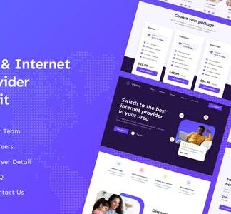 Inexus | Broadband & Internet Service Provider Elementor Template Kit