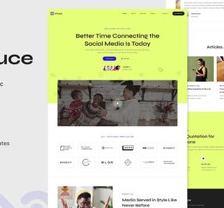 Influce - Marketing Agency & Influencer Elementor Template Kit