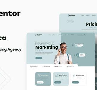Influenca - Influencer Marketing Agency Elementor Template Kit