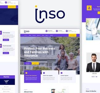 Inso - Insurance Business Elementor Template Kit