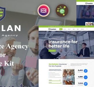 Insolan - Insurance Agency Elementor Template Kit