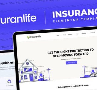 Insuranlife - Insurance Agency Elementor Template Kit