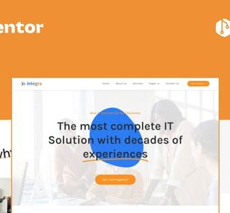 Integra - IT Solution & Services Elementor Pro Full Site Template Kit