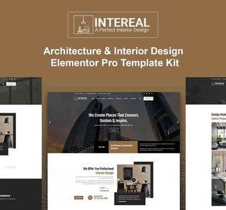 Intereal - Architecture & Interior Design Elementor Pro Template Kit